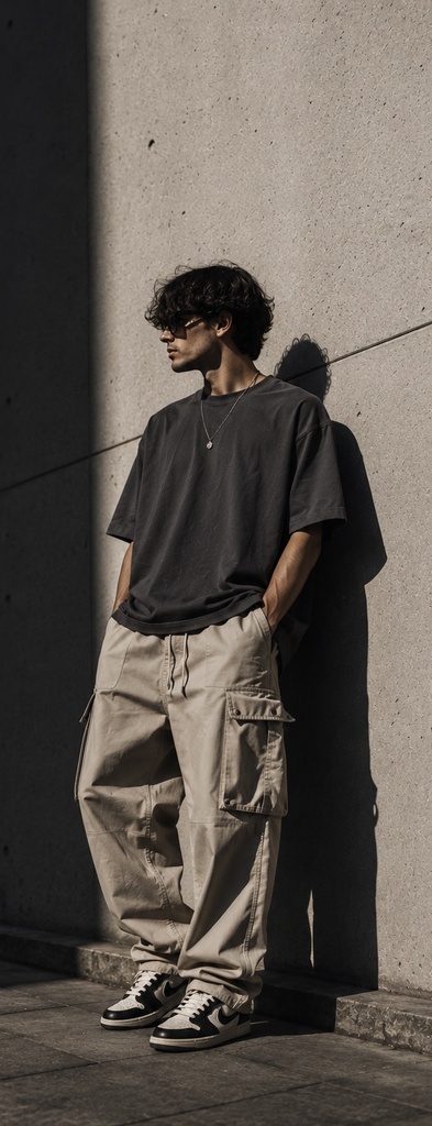 Black oversized tshirt